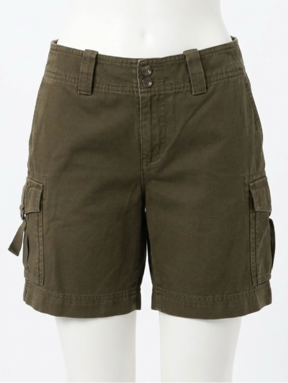 Lauren Ralph Lauren Olive Green Cargo Shorts Size 2P